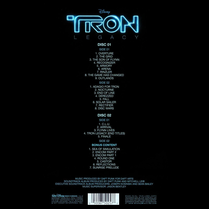 TRON: Legacy (Vinyl Edition Motion Picture Soundtrack)