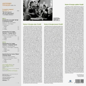 Vivaldi, Wiener Philharmoniker, Herbert Von Karajan – The Four Seasons / Le Quattro Stagioni / Die Vier Jahreszeiten / Les Quatre Saisons