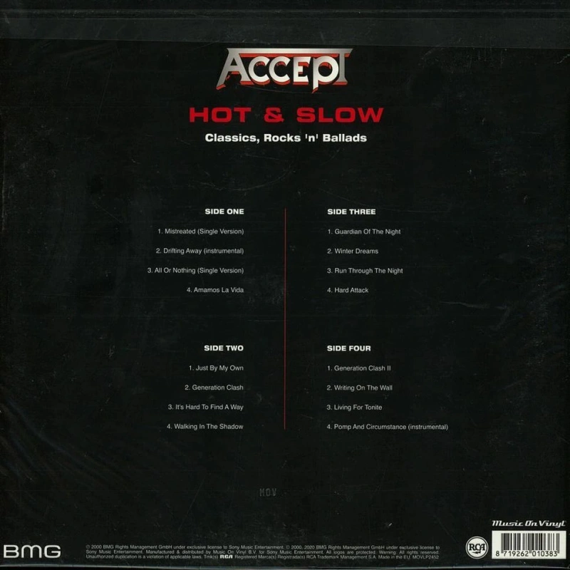 Classics, Rocks 'n' Ballads: Hot & Slow (Silver & Red Marbled)