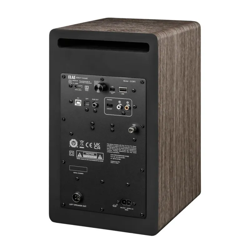 ELAC Debut ConneX DCB61 Walnut