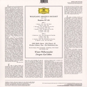 Edith Mathis, Julia Hamari, Wieslaw Ochman, Karl Ridderbusch, Wiener Philharmoniker, Karl Bohm – Mozart: Requiem