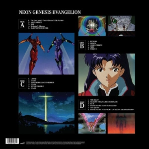 Neon Genesis Evangelion (Blue Translucent with Black Smoke Vinyl)