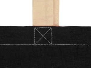 Двухцветная сумка-шоппер "Виниловый проигрыватель"