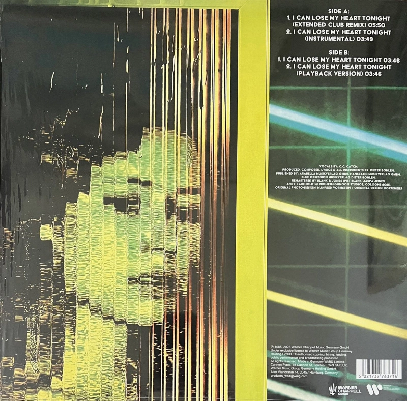 I Can Lose My Heart Tonight (40th Anniversary Transparent Blue Vinyl)