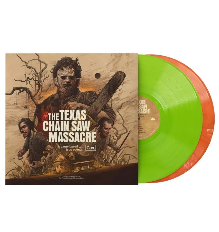 The Texas Chain Saw Massacre (The Official Soundtrack Of The Texas Chain Saw Massacre Game) (Green Chain Saw Motor & Orange Marble Rust)