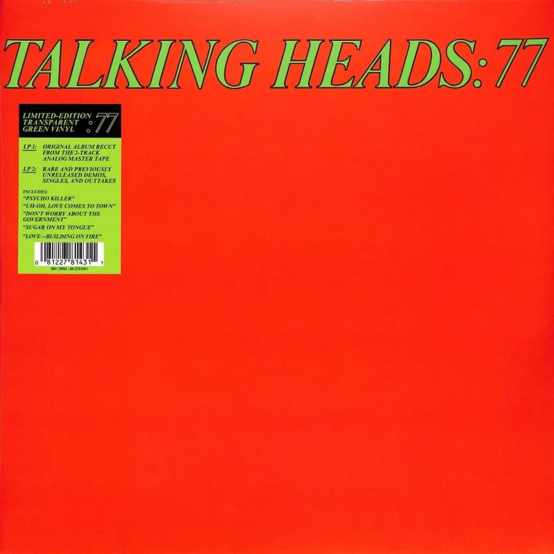 Talking Heads: 77 (Expanded Edition Green Transparent Vinyl)