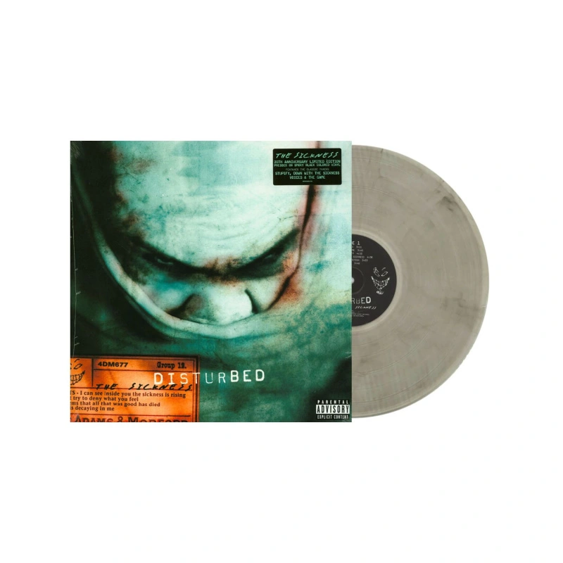 The Sickness (20th Anniversary Crystal Clear Black Vinyl)