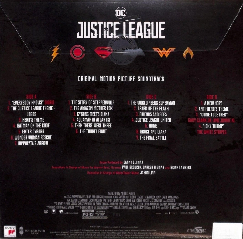 Justice League (Original Motion Picture Soundtrack) (Flaming Orange Red Marbled Vinyl)