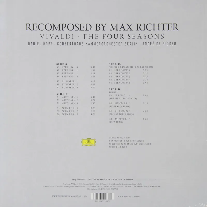 Vivaldi: The Four Seasons - Recomposed By Max Richter