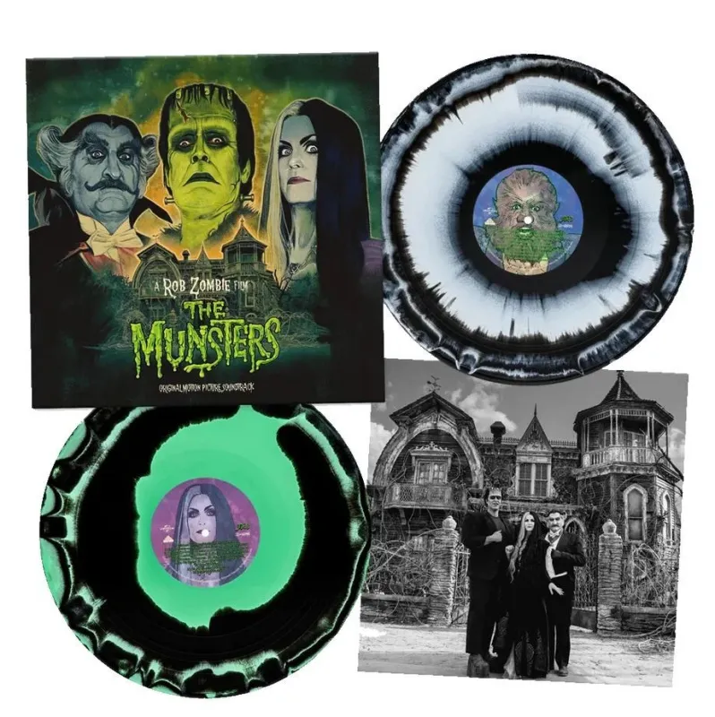 The Munsters (Original Motion Picture Soundtrack) (Herman Black & Monster Green Swirl / Lily Black & Vampire White Swirl Vinyl)