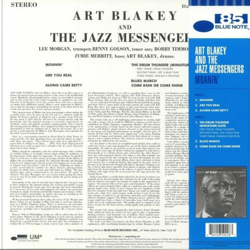 Moanin' (Blue Vinyl)