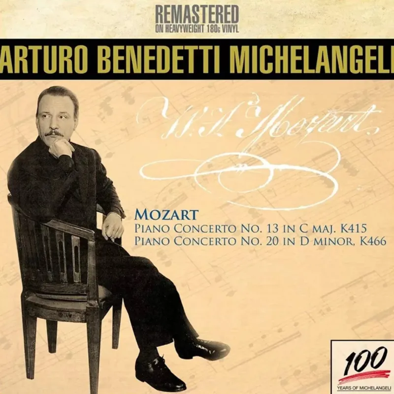 Arturo Benedetti Michelangeli – Piano Concerto No.13 In C Major, K 415 / Piano Concerto No. 20 In D Minor, K 466