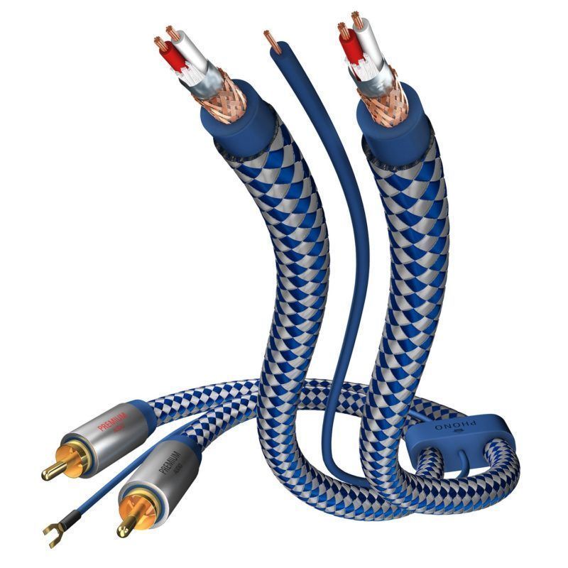 

Кабели для тонарма Inakustik, Premium Phono Cable RCA-RCA 0.75 m (00405107)