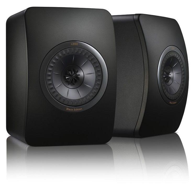 

Полочные колонки KEF, LS50 Black Edition
