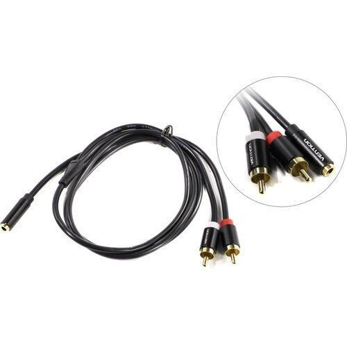 

Коммутаторы, удлинители и прочие аксессуары VENTION, Jack 3.5 M на 2RCA 1м