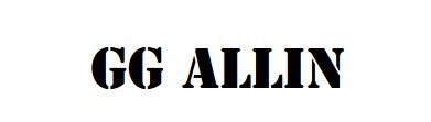 GG Allin