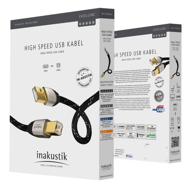 

USB кабели Inakustik, Exzellenz High Speed USB 2.0, 1.5 m (006700015)