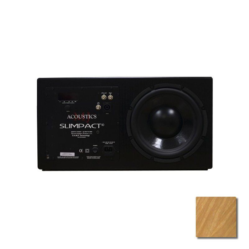 

Сабвуферы MJ Acoustics, Slimpact 10 Light Oak