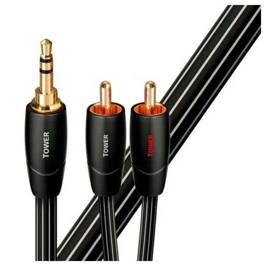 

Кабели miniJack-2RCA AudioQuest, Tower 3.5М-2RCA 2.0 м