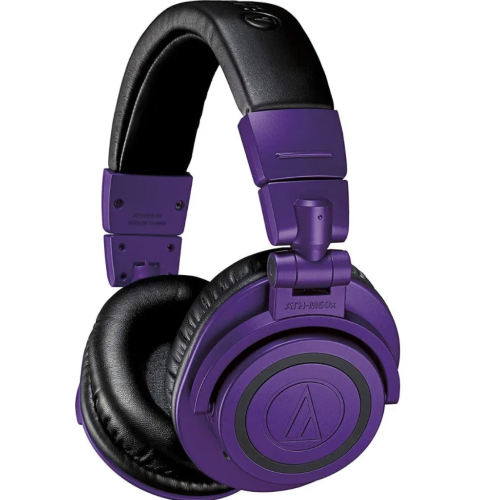 Беспроводные наушники Audio-Technica ATH-M50XBT Purple Black