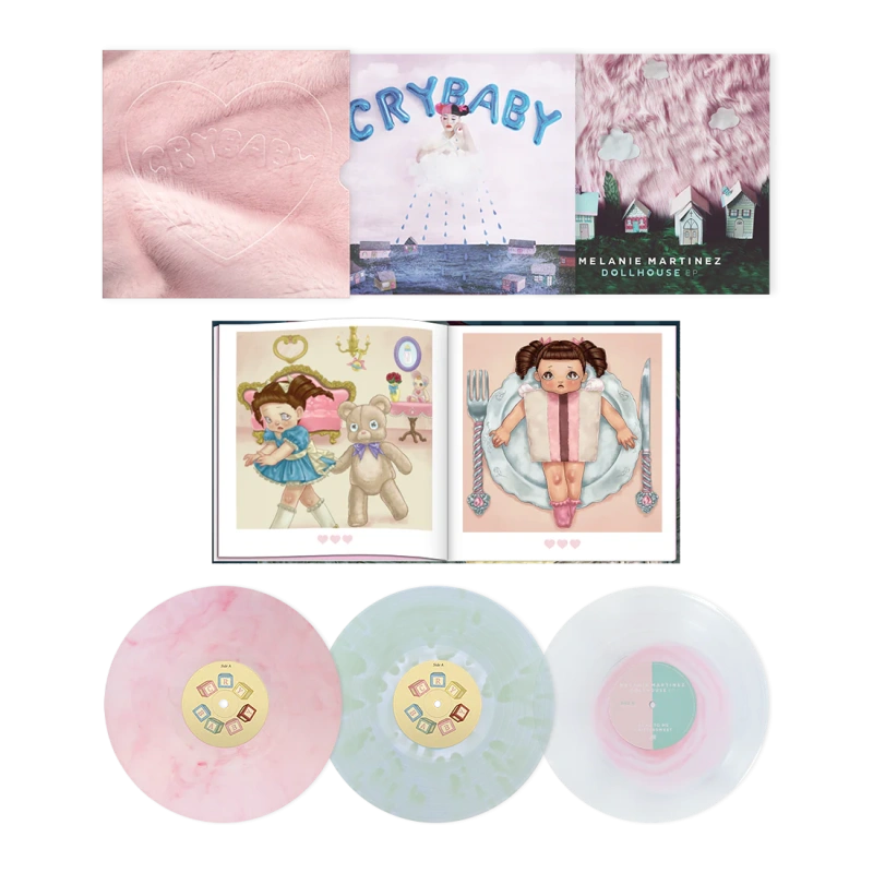 Cry Baby Deluxe (10th Anniversary Deluxe Cloudy Pink / Bottle Clear / Bubble Gum Clear Vinyl)