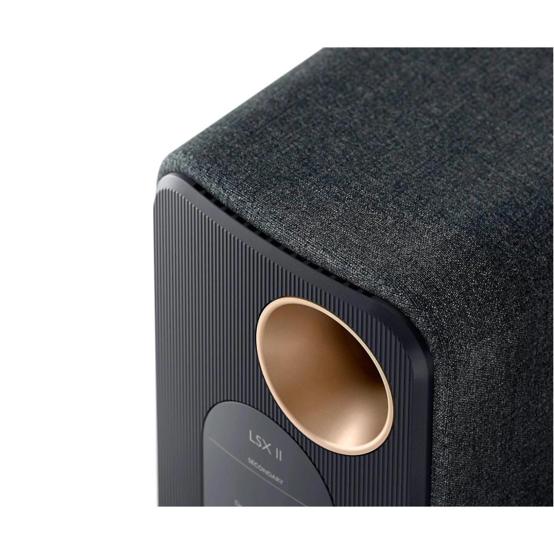 KEF LSX II Carbon Black