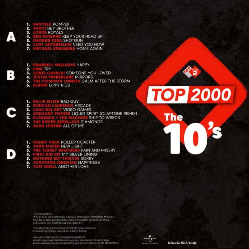 Top 2000: The 10's