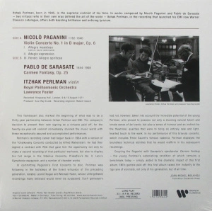 Paganini: Violin Concerto No. 1 / Sarasate: Carmen Fantasy