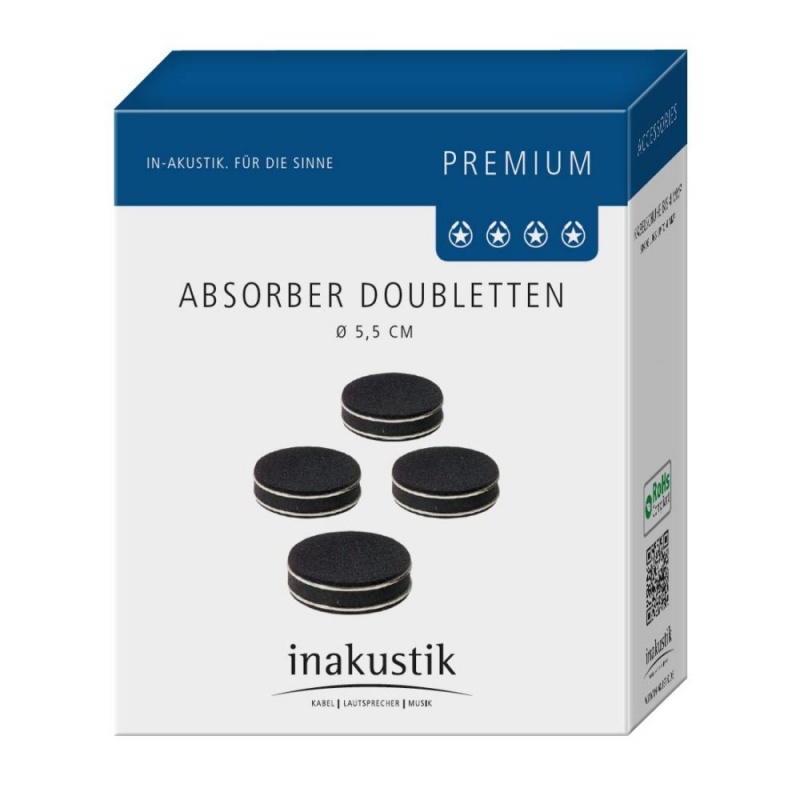 Inakustik Premium Doublette 4 pcs black (008509)