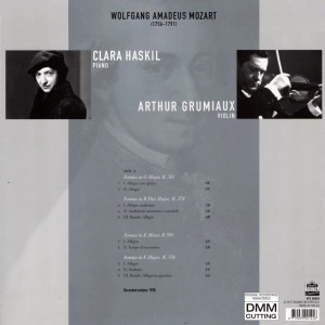 Clara Haskil, Arthur Grumiaux – Mozart: Sonatas For Piano & Violin (Mono)