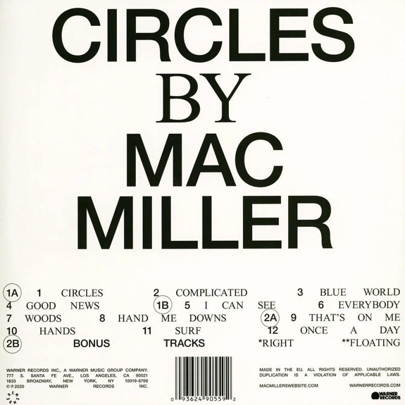 Circles (Clear Vinyl) 