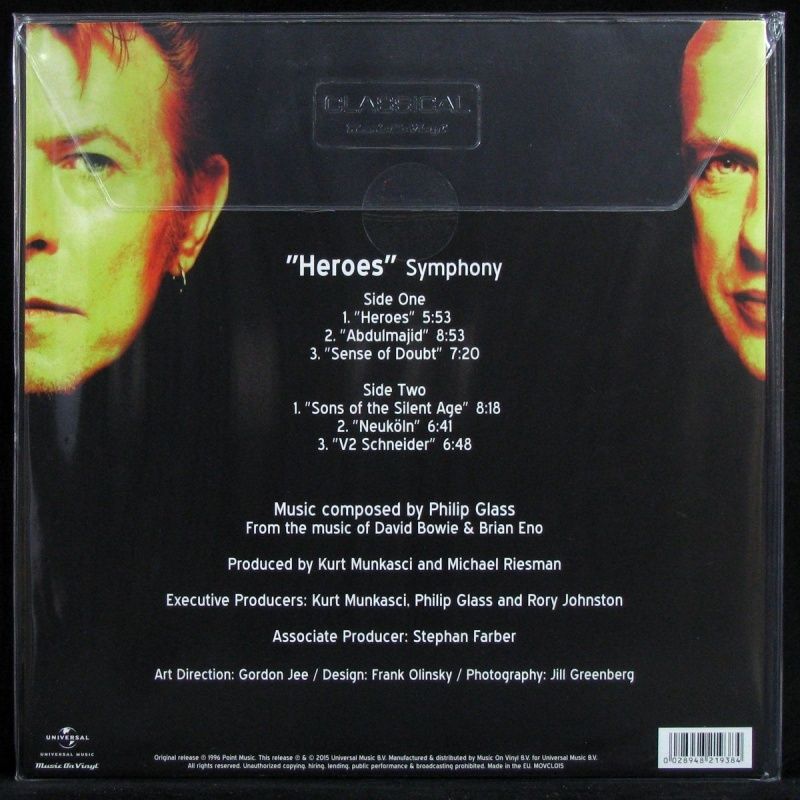 The Music Of David Bowie & Brian Eno - "Heroes" Symphony