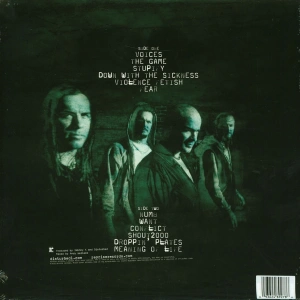 The Sickness (20th Anniversary Crystal Clear Black Vinyl)