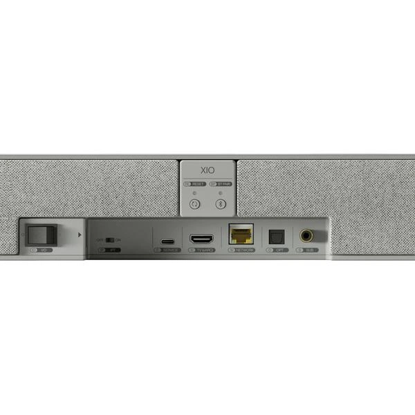 KEF XIO Soundbar Silver Grey