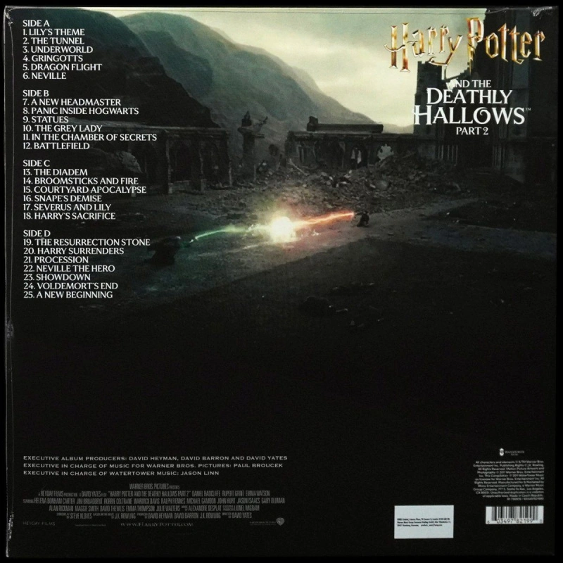 Harry Potter And The Deathly Hallows Part 2 (Original Motion Picture Soundtrack) (Clear Vinyl)