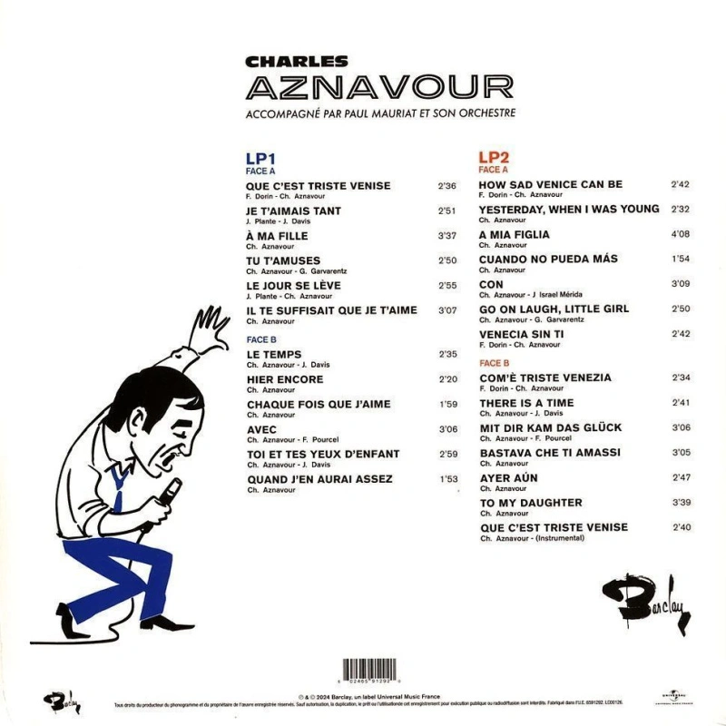 Que c'est triste Venise (60th Anniversary Blue & Red Vinyl)
