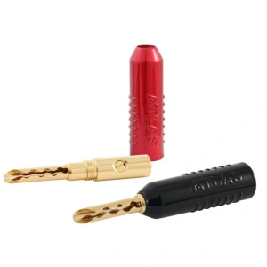 Atlas Achromatic Gold Z Plug Crimp - Ruby