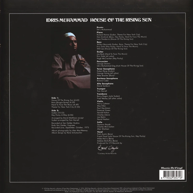 Idris Muhammad – House Of The Rising Sun 