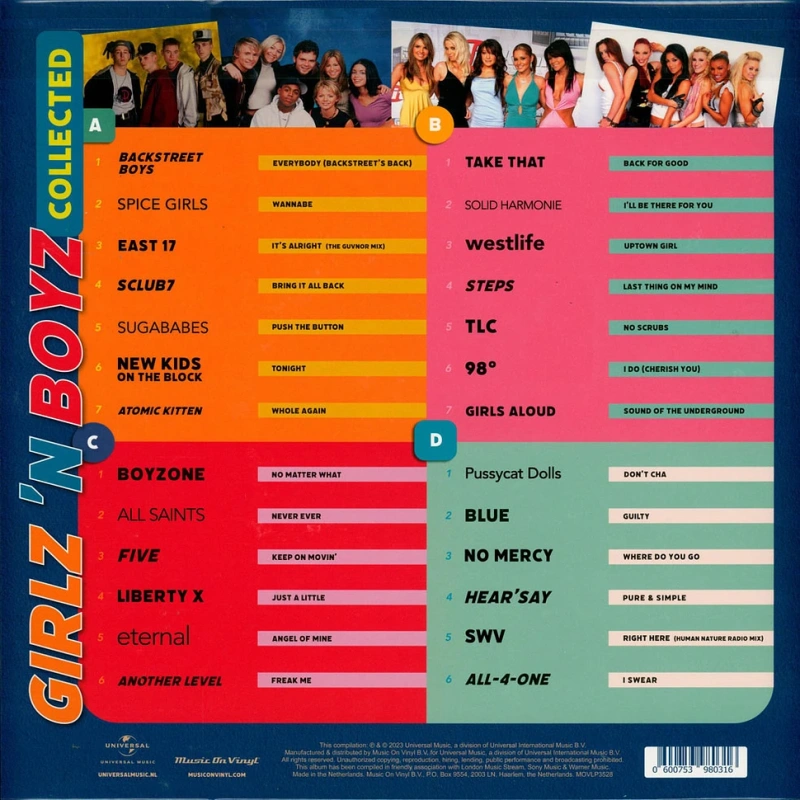 Girlz 'N Boyz Collected (Blue / Pink Vinyl) 