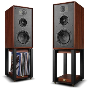 Wharfedale Linton 85th Anniversary with Stands Walnut