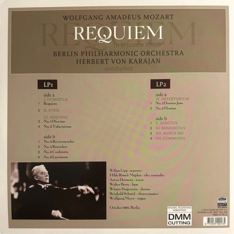 Berliner Philharmoniker, Herbert Von Karajan – Mozart: Requiem In D Minor K626