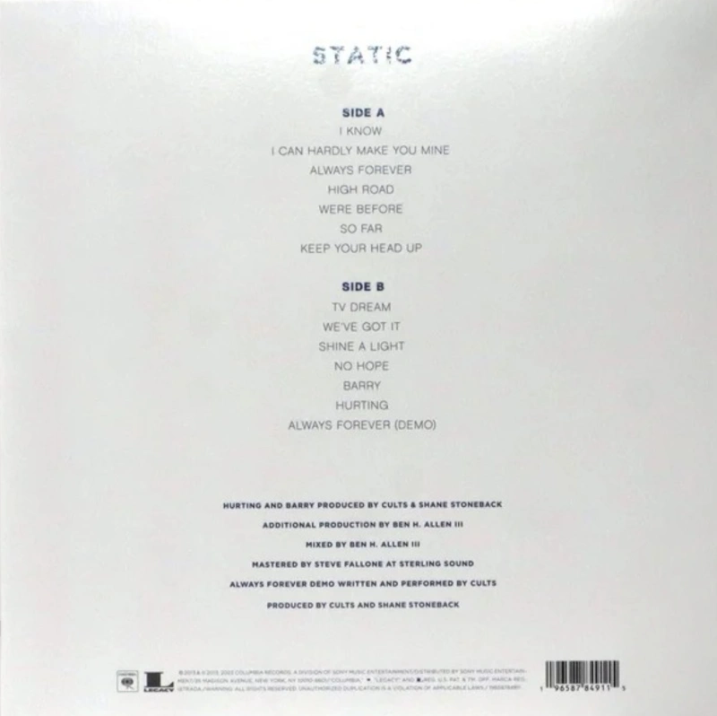 Static (10th Anniversary Blue Splatter Vinyl)