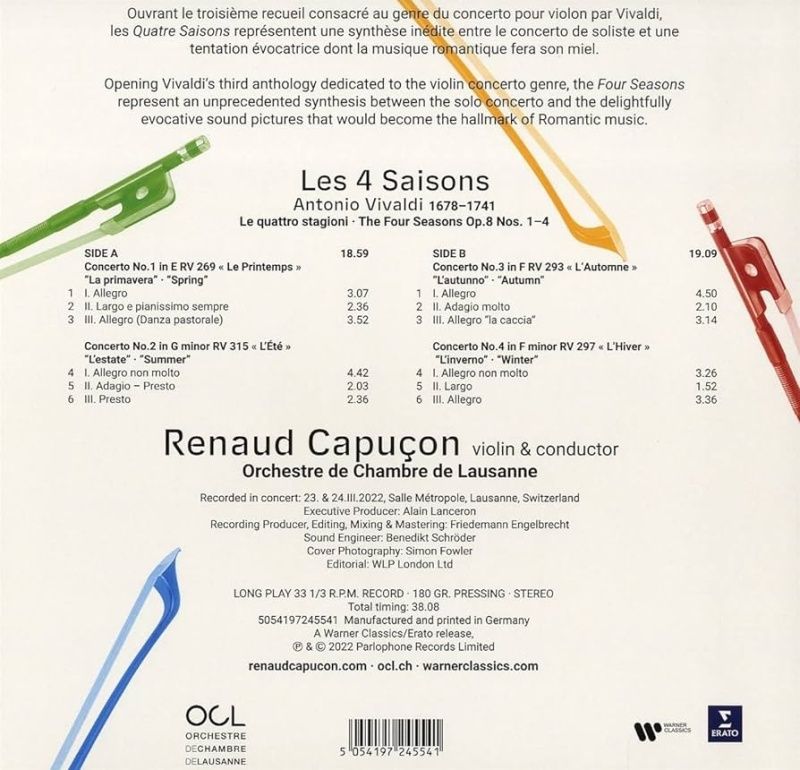 Renaud Capucon - Les 4 Saisons / Four Seasons