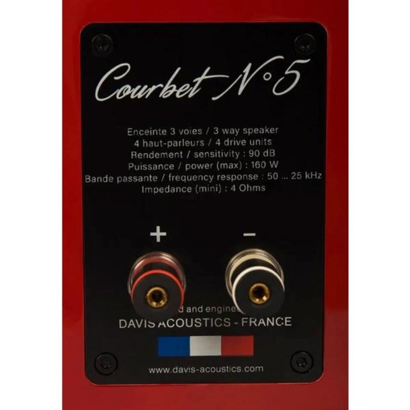 Davis Acoustics Courbet 7 Red Gloss