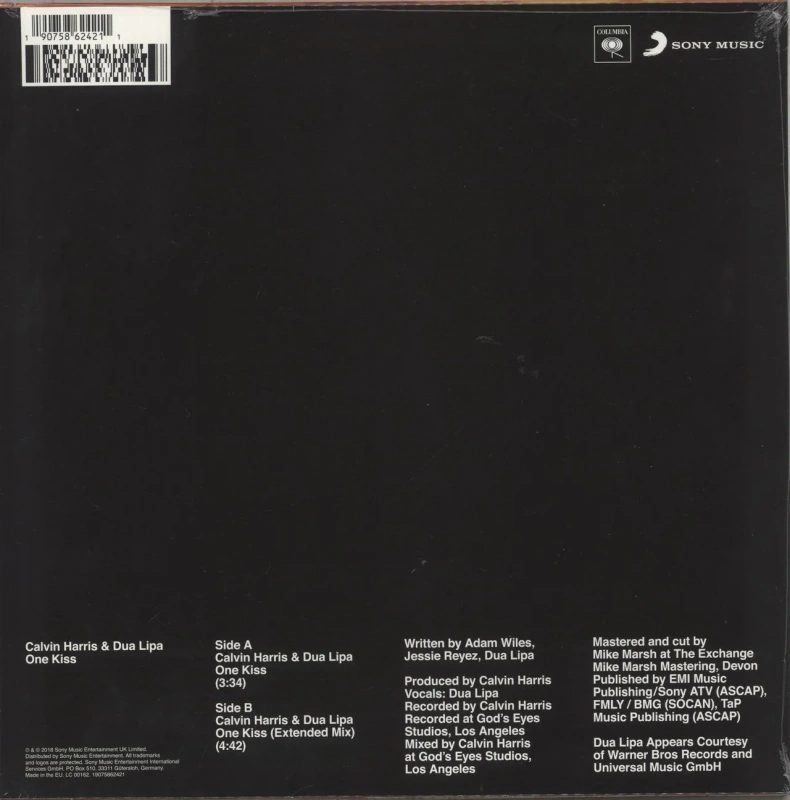 One Kiss (Picture Disc)