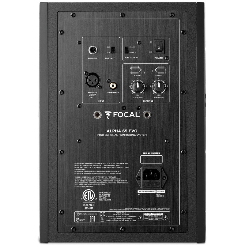 Студийный монитор Focal Alpha 65 EVO