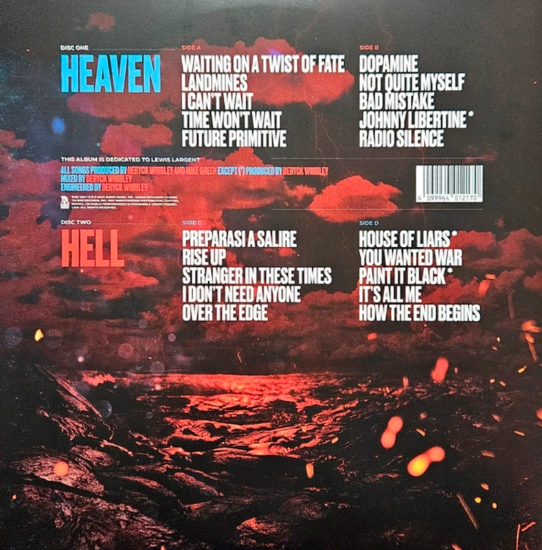 Heaven :x: Hell (Red & Black Quad With Blue Splatter Vinyl)