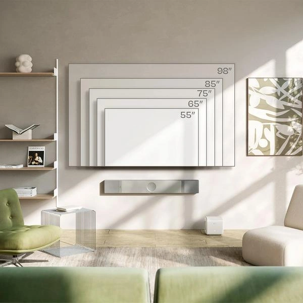 KEF XIO Soundbar Silver Grey