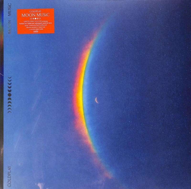 Moon Music (Red Translucent Recycled Plastic Bottles Vinyl)