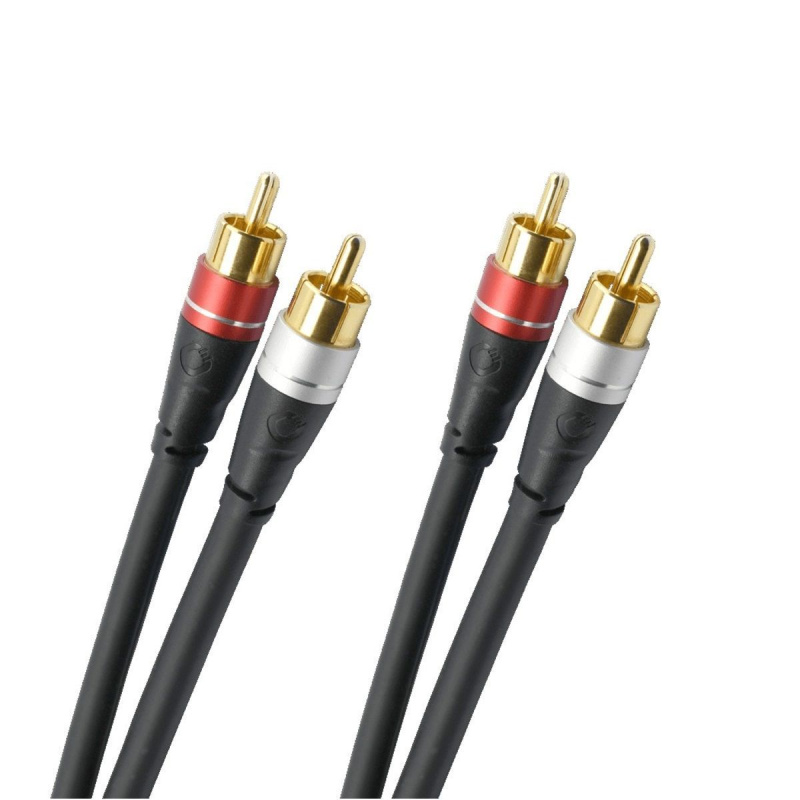 Oehlbach Audio RCA 0.75m Black